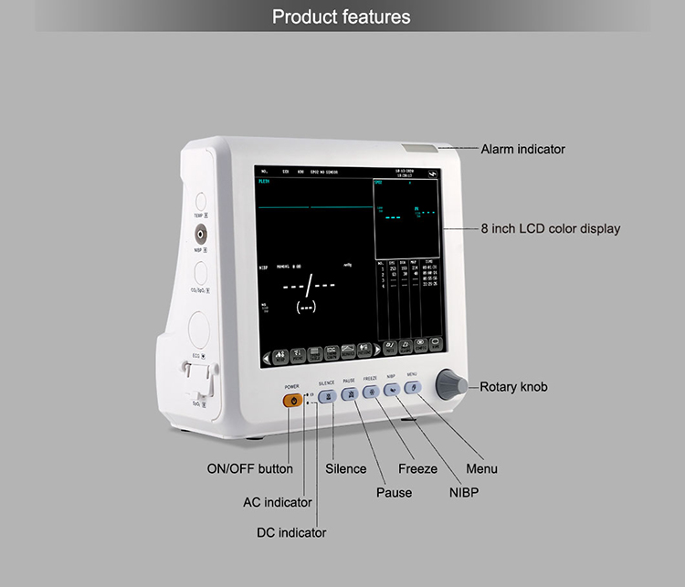 Vital signs monitor 8inch