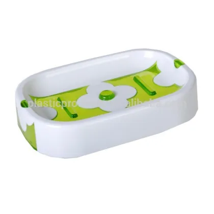 Flower Plastic Soap Dish Soap Dish with Drain