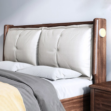 Cama de madeira maciça de armazenamento de quarto principal para quarto