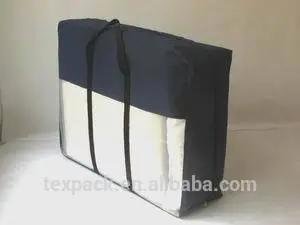 Silk Screen Printing Home textile bag for blanket/comforter