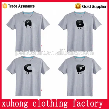 grey Custom T-Shirt,100%Cotton men's t shirt