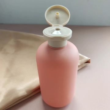HDPE Matte Fertiger Plastik Shampoo Lotion Flasche