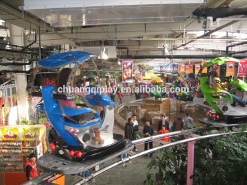 Cheap Air Bike, kids and adult monorail, pedal and auto air bike with good quality, outdoor park track rides with music