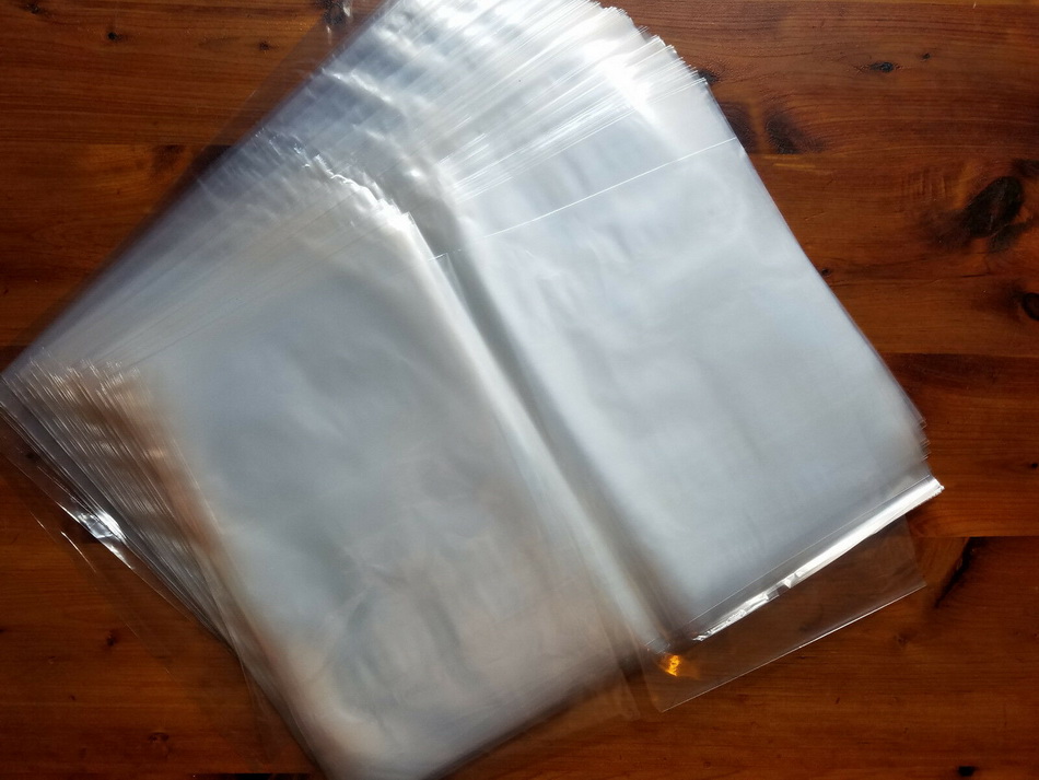 Clear 3X9 Poly Transparent Flat Plastic Storage Bag