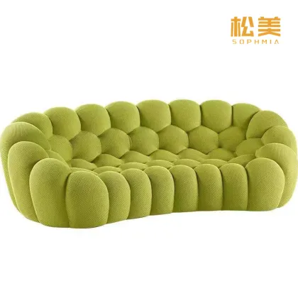Curved Bubble Sofa in Roche Bobois Style