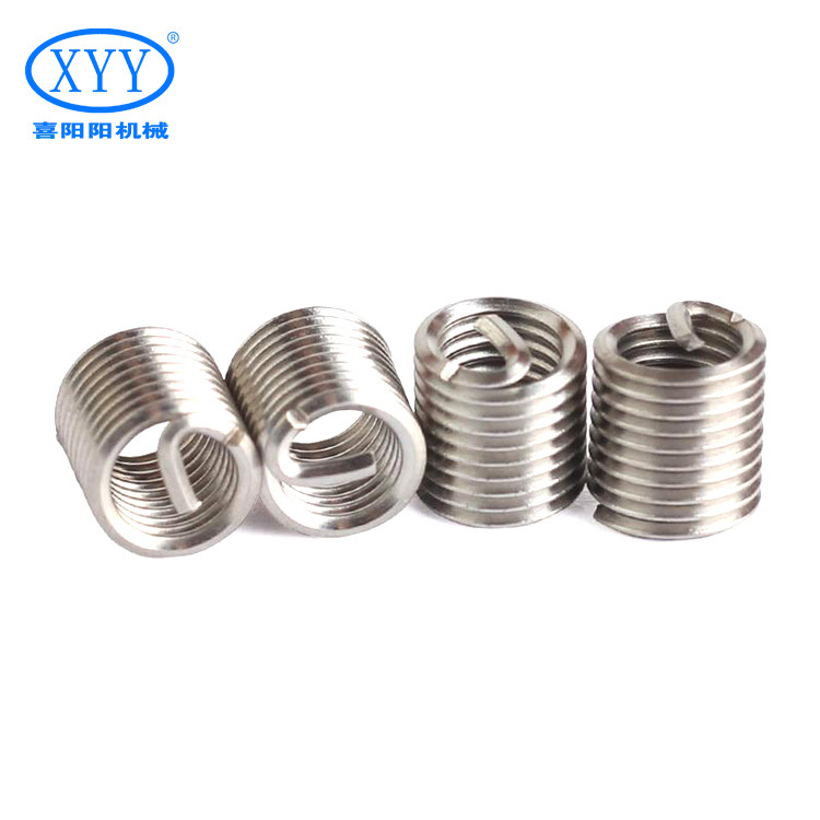 304 Stainless Steel Wire Inserts M2 Industrial Fasteners Zinc Screw Inserts ST1.6*0.35 Packaged Cartons Minimum Order 100pcs