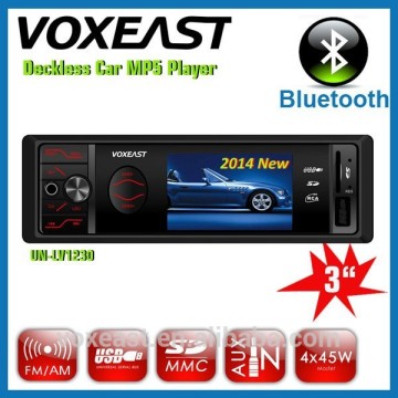 3" bluetooth big power car mp3 mp5 player with fm am receiver bluetooth