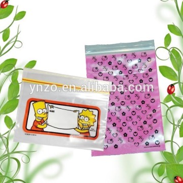 LDPE ziplock bag custom printed