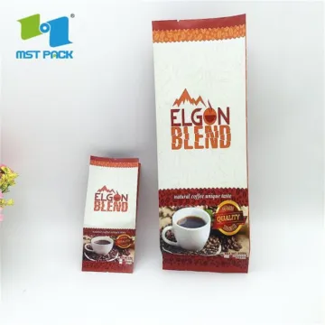 Eco friendly 100% Compostable flour packaging bags with zipper