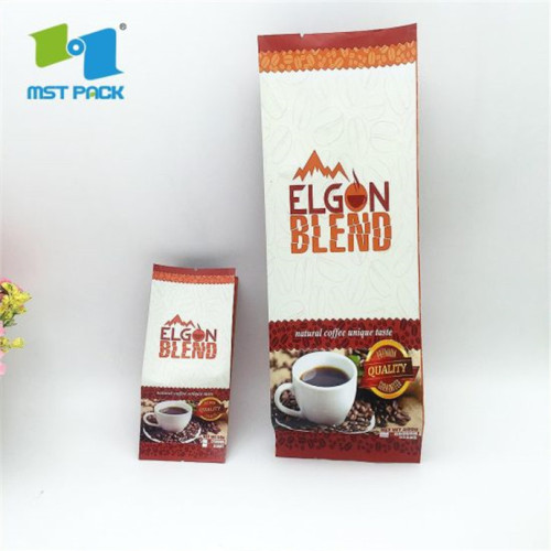 Eco friendly 100% Compostable flour packaging bags with zipper