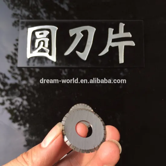 tooth shape round knife for metal sheet cutting blade