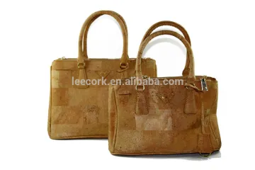"LEECORK" fashion bag made of natural cork fabric, cork leather