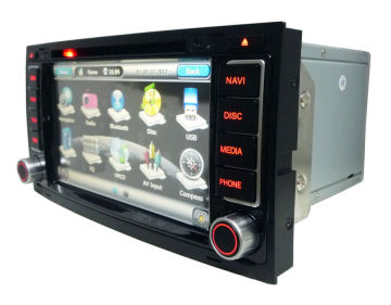 6.5" Hd Digital Led Monitor 800 * 480 Fm / Am Tuner Ops Dual Can - Bus Volkswagen Dvd Gps Ans510