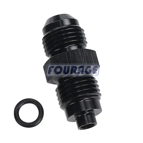 Metric M14 x 1.5mm O-ring to AN6 Male Flare Bump Tube Fuel Injection Fitting