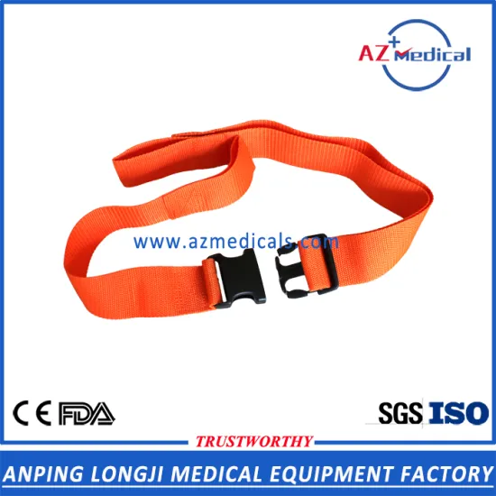 orange plastic buckle polyester Spine board strap