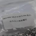 DIN7991 M2.5*5 SUS 304 세탁 된 흰색 카운터 헥사 맨 소켓 기계 나사