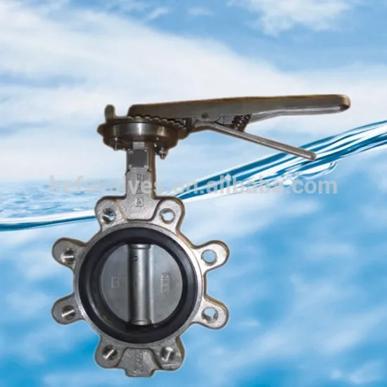 Stainless steel lug type butterfly valve with stainless steel handle