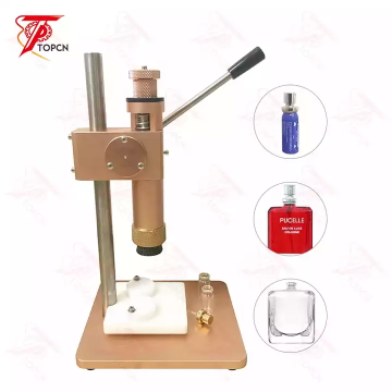 TOPCN Spray Glass Manual Perfume Bottle Pump Capping Machine