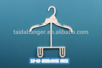 children's clothes hanger with plastic clips for display LT-10