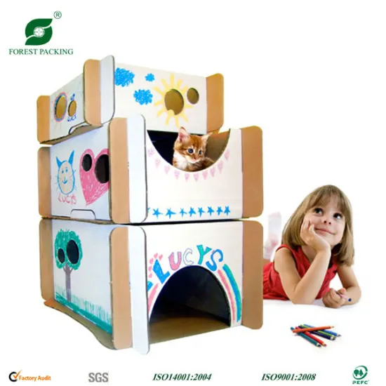 CORRUGATED BOXES HOME FOR PET