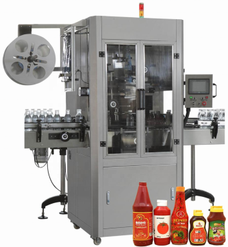 Hot Steam Heat Shrink Labeling Machine for Jars with Small Bottles