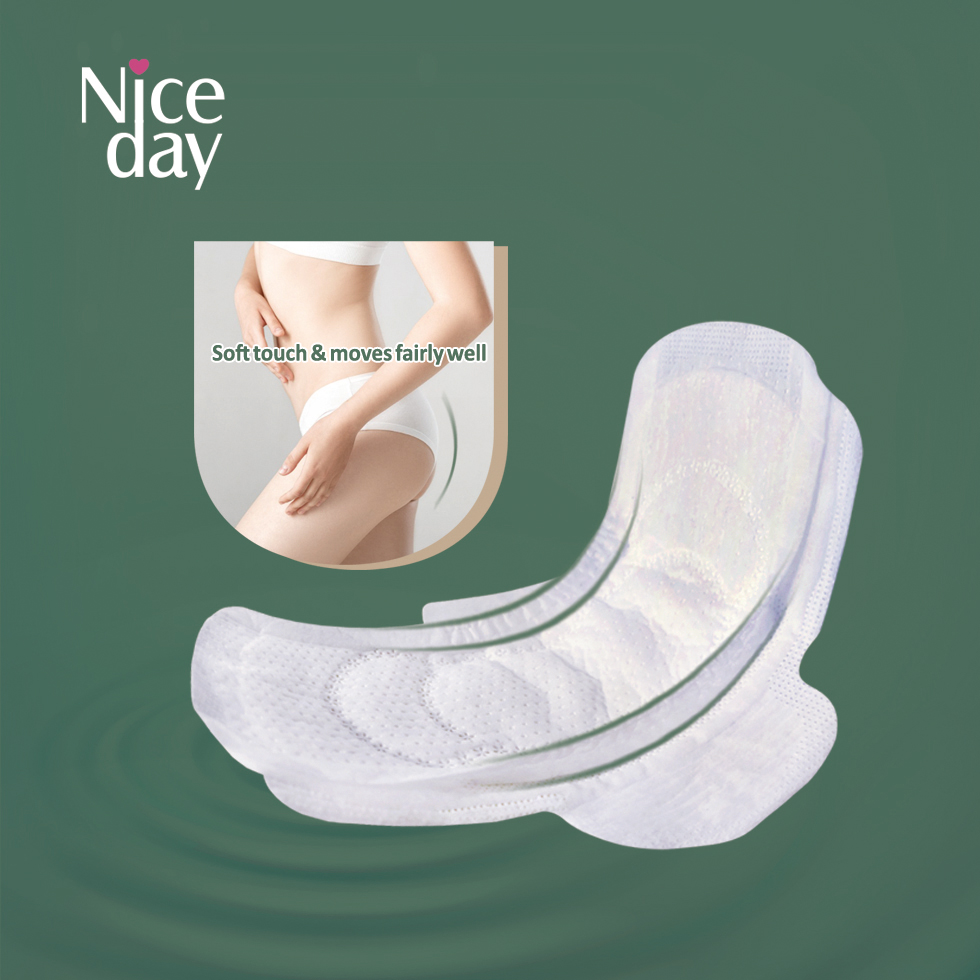 Sport girl 3D leak guard sanitary napkin
