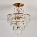 Crystal bar LED light bulb ceiling lamp