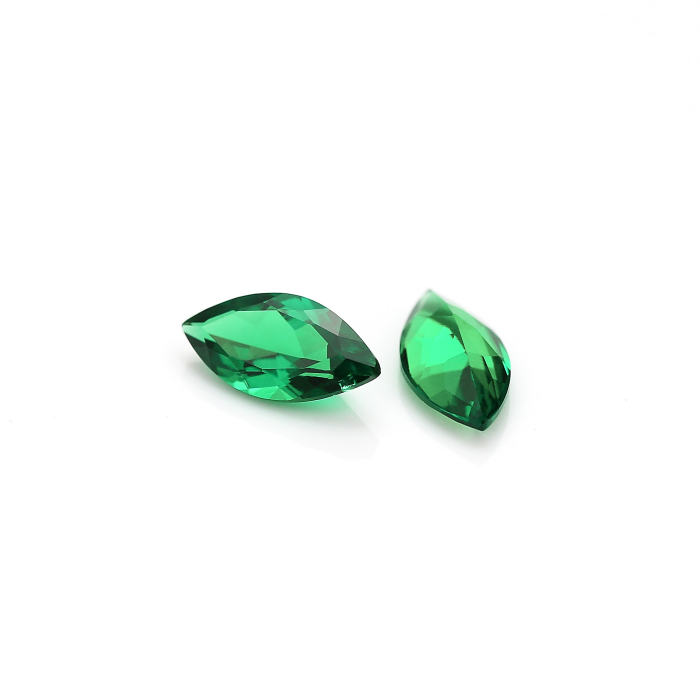 Zambian Lab Grown Emerald Marquise 5x10mm