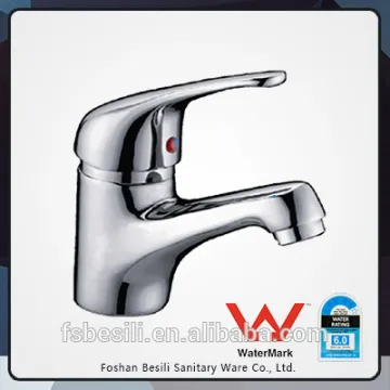 Watermark Hot and cold mixer Brass Plating Chrome Wash Basin Faucet HD6041