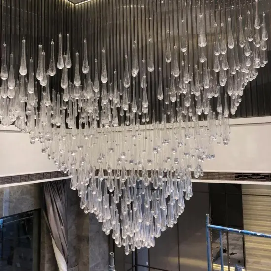 INSHINE Small Cluster Crystal Drop Pendant Light