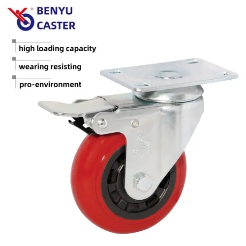 Trolley Cart Plate Industrial Universal Caster Wheels