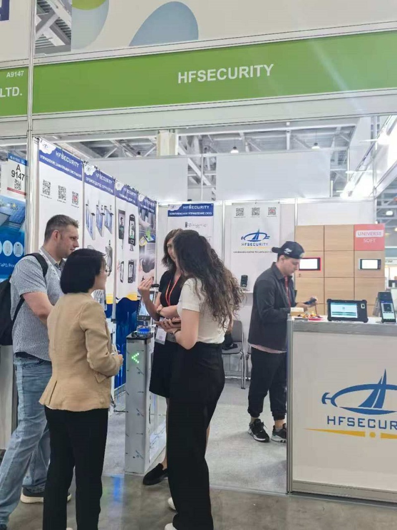 HFSecurity biometric gate system becomes the focus at Securika Moscow exhibition