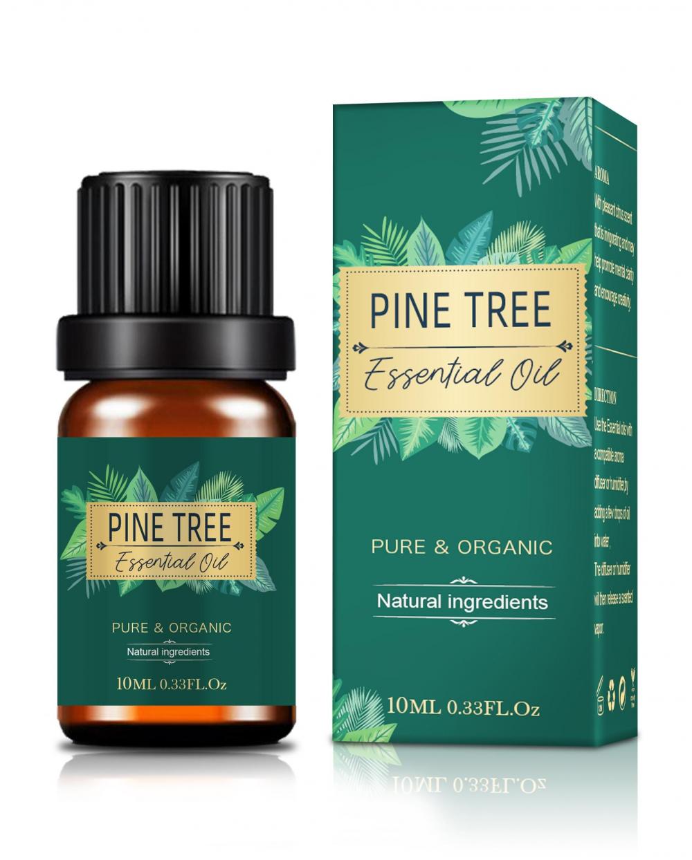Óleo essencial de óleo de pinho Óleo de planta a granel para cosmético Óleo de pinheiro puro puro perfume de agulha de pinheiro