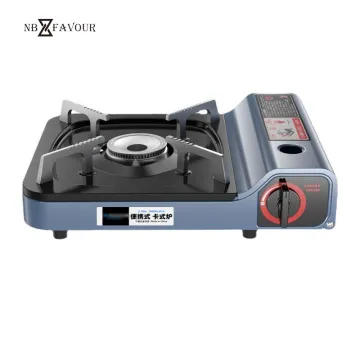 New High Power Outdoor Gas Stove Butane Portable Camping Cassette Stove