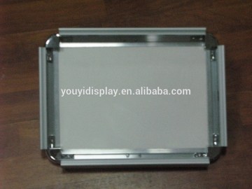 Custom design aluminum extrude profiles quick snap frame