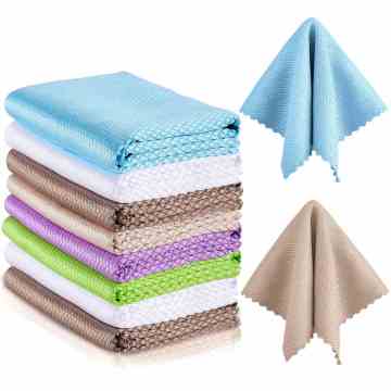 Hot Sell Fish Scale Microfiber Polishing Cleaning Cloth