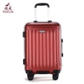 赤色のABSトロリー荷物のスーツケース