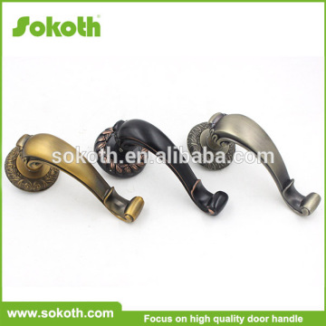 Middle East Market Style Zinc Door Handle, classical handle double sided door handle
