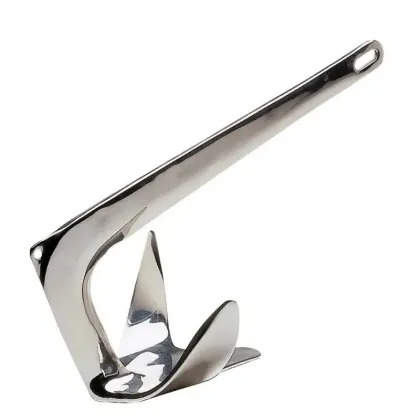 3kg Ancora Stainless Steel Bruce Anchor | 10kg Polished 316 Stainless Steel Marine Bruce Anchor | 2kg Polished Bruce Anchor