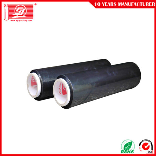 black stretch film pallet shrink wrapping plastic film