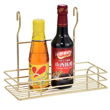 brass metal wire hanging kitchen sauce holder