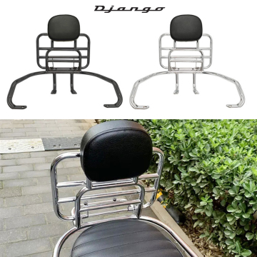 Peugeot Django150 Motorcycle Trunk Rack with Backrest Cushion