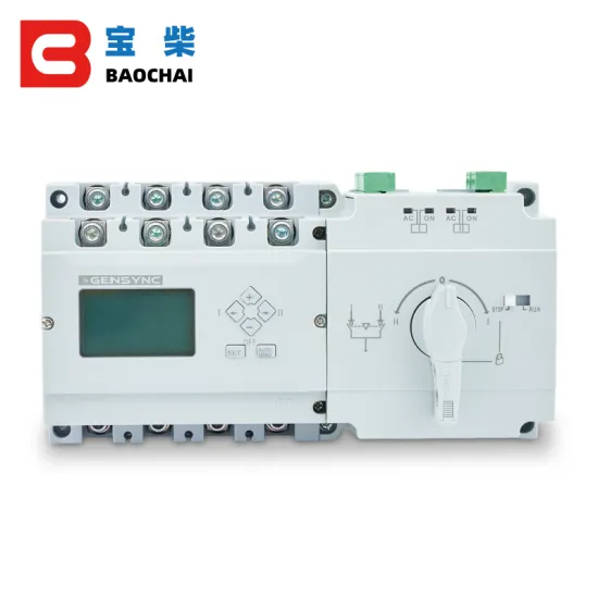 ATS Automatic Transfer Switch: 2P/3P/4P Dual Power Selector 63A/100A 220V/380V