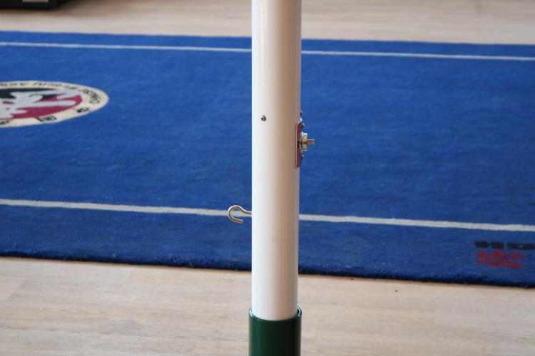 Aluminum alloy spring movable volleyball post