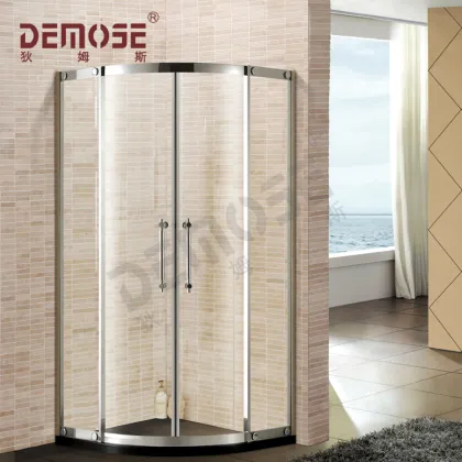 Glass Sliding Door Toilet Shower Cubicle Partition for Shower Rooms