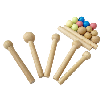 Custom Size Beech Wooden Round Stick Solid Wooden Mallet and Wood Ball: Handcrafted Premium Quality Tools
