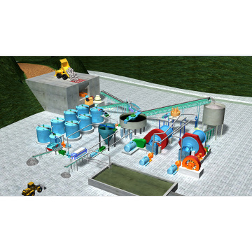 Impianto di lavorazione del minerale d'oro da 20 tonnellate