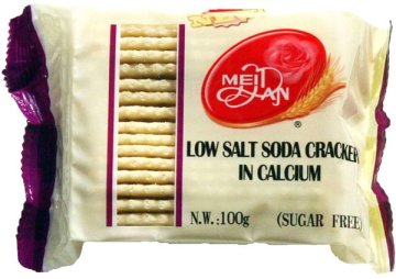 Low salt soda cracker