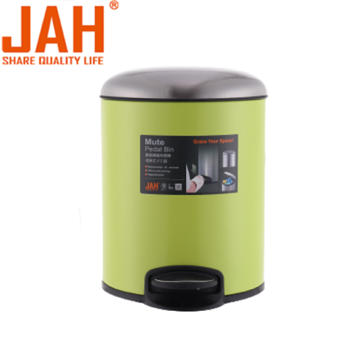 Aluminium pedal trash bin with inner bucket