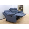 Fabric Recliner Sofa with 3 Seaters